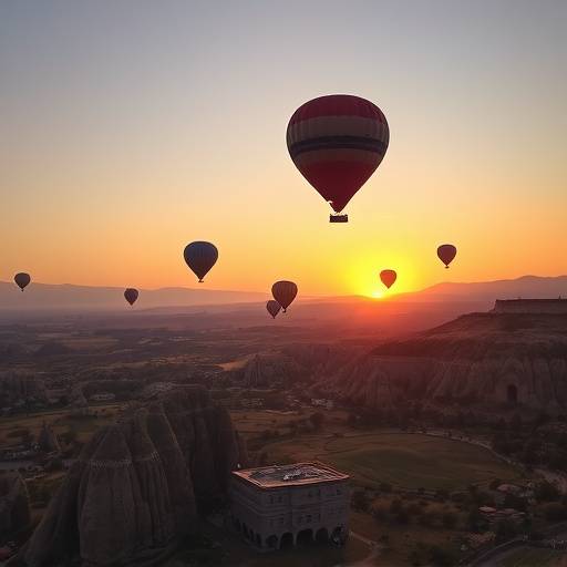 Kapadokya'da sÄ±cak hava balonlarÄ±